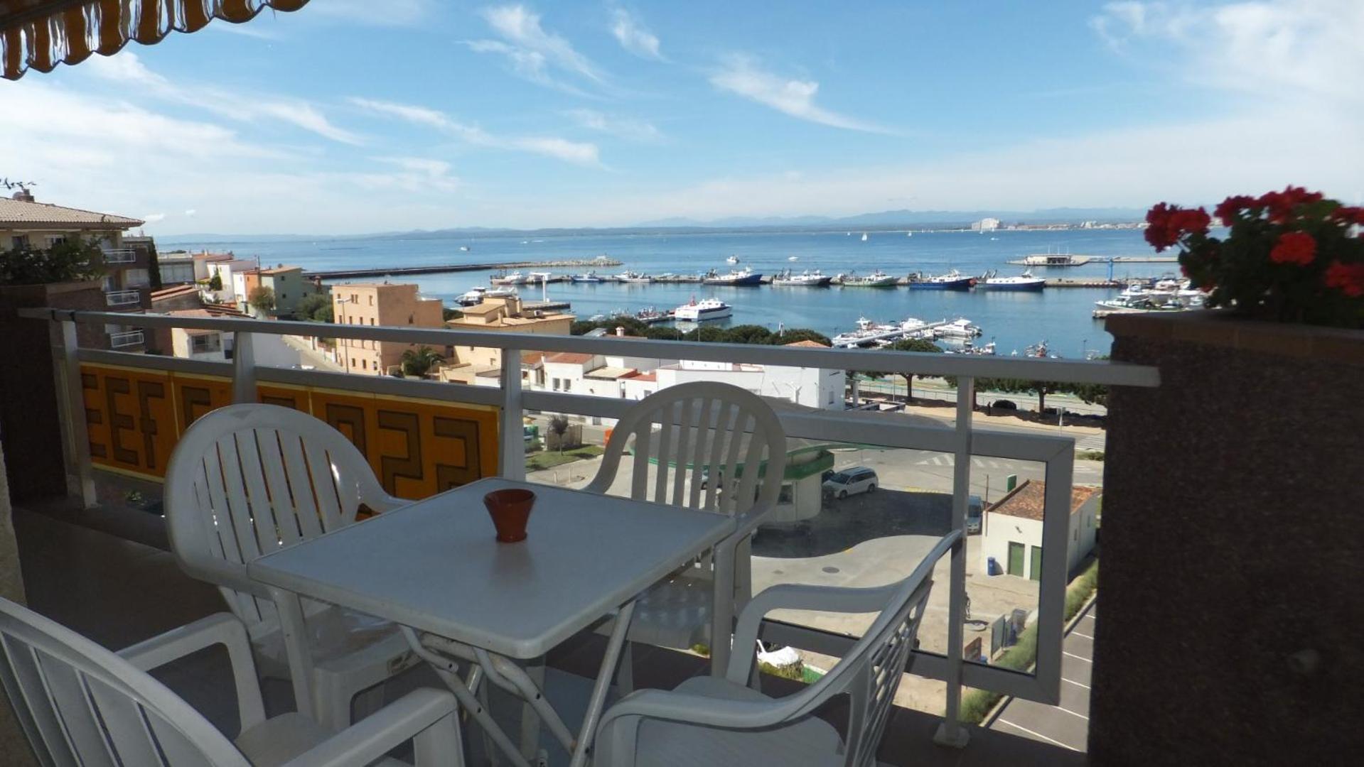 Roc Mar 2 5c - Apartamento Cerca Del Centro Y De La Playa - Terraza Con Vistas Al Mar Y Al Puerto Appartement